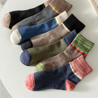 Men's Comfortable Breathable Color Clash Socks
