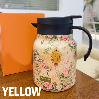 🥳2026 HOT SALE🥳💞50K+ SOLD!🌿(Food-grade 316 stainless steel inner tank)🍵 Flash Sale 49% Off! Insulated Teapot with Strainer – Brew whole leaf tea freely. Stays hot for hours, pours perfectly. Your quiet moment companion. 🍂☕