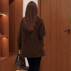 Women's Warm Medium-Length Lapel Jacket