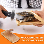 Wooden Oyster Shucking Clamp