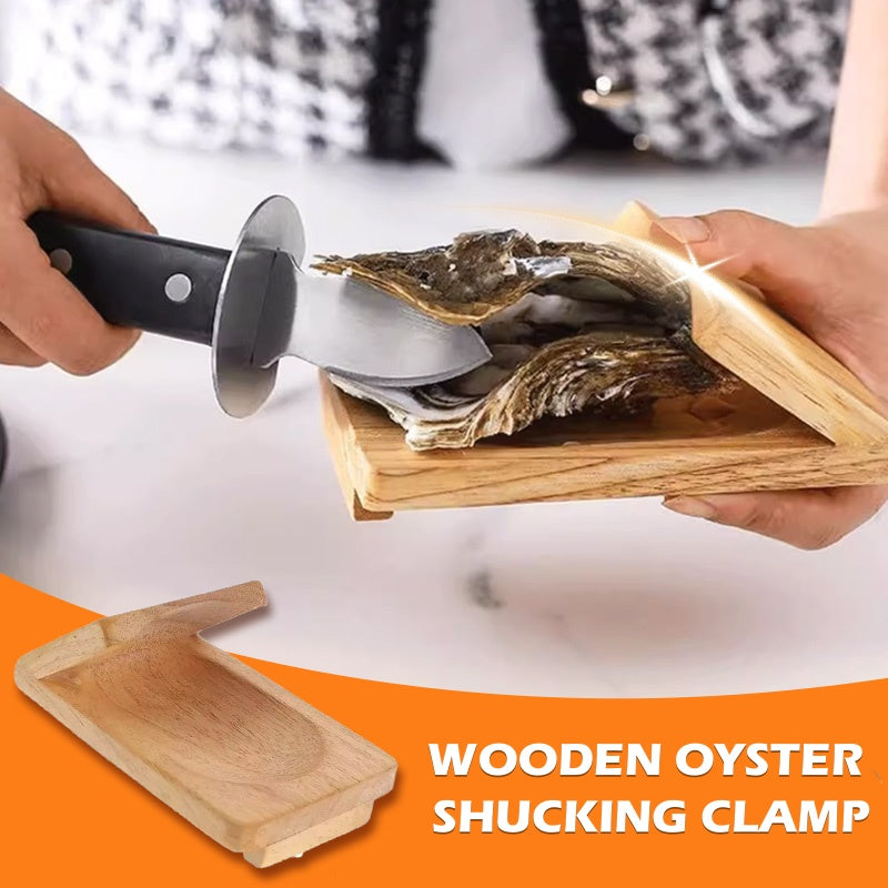 Wooden Oyster Shucking Clamp