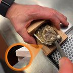 Wooden Oyster Shucking Clamp