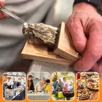 Wooden Oyster Shucking Clamp