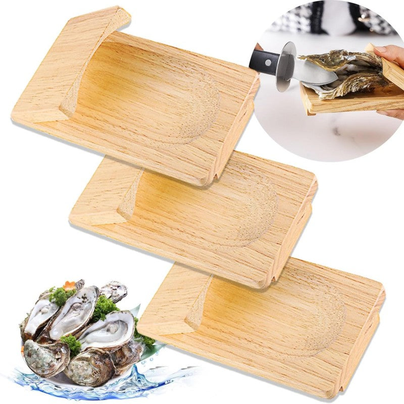 Wooden Oyster Shucking Clamp