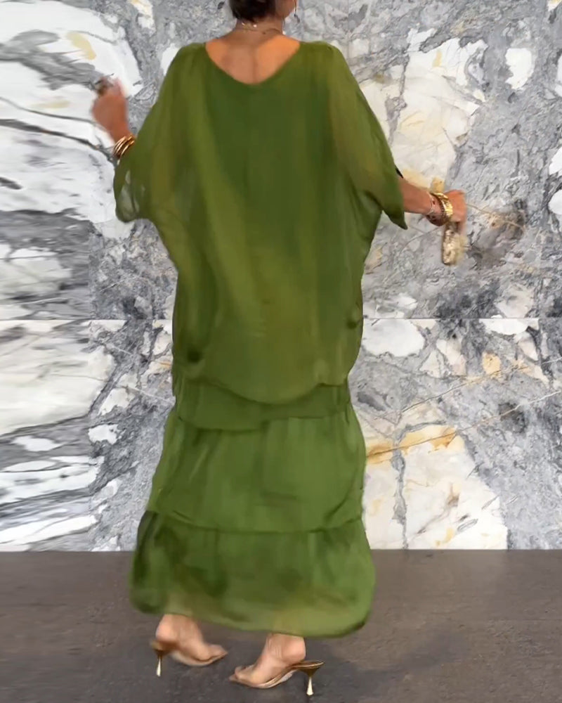 💃🔥Vendita straordinaria! 49% di sconto sugli eleganti abiti a forma libera artistici