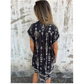 💕New Arrival Hot Sale 60 %OFF💕👗Loose-Fit Printed Short Sleeve Dress with Pockets
