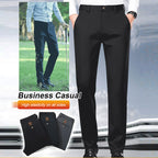 🔥Men's high-waisted stretch anti-wrinkle trousers, neat and stylish!