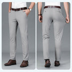 🔥Men's high-waisted stretch anti-wrinkle trousers, neat and stylish!