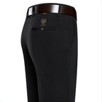🔥Men's high-waisted stretch anti-wrinkle trousers, neat and stylish!