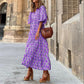 🌸 Crazy Deal! Puff - Sleeve Floral Maxi, Resort Ready
