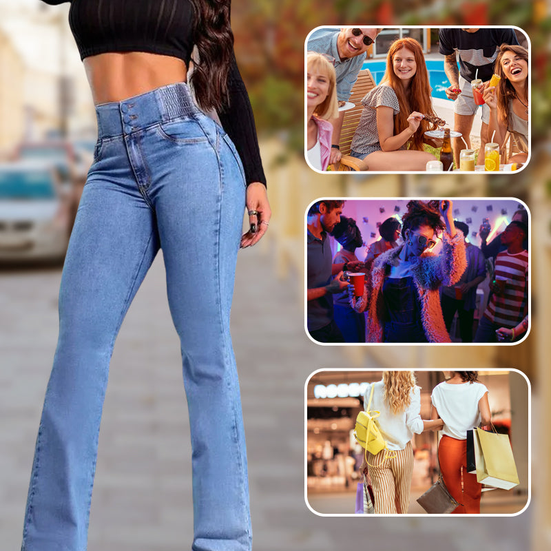 💖TOP DEAL💖Stretch flare jeans with a high waist【Buy 2, free shipping】