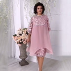 💗Sizzling Sale - 50% Off!💗 Sheer Breeze Layered Lace Dress