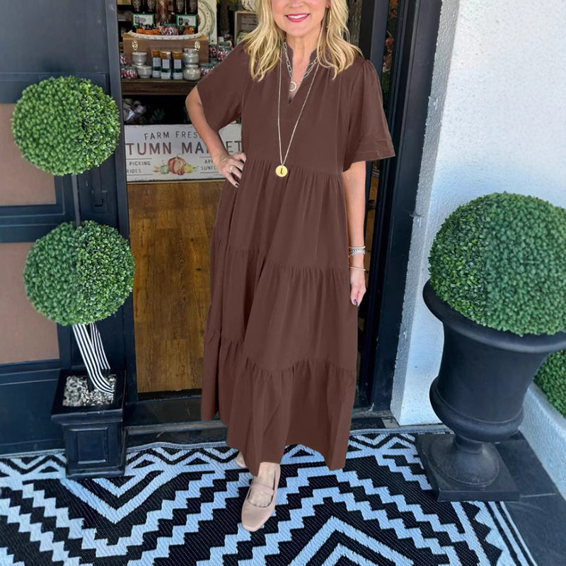 💕Limited Time 55% Off💕Women’s Elegant Tiered Maxi Dress