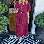 💕Limited Time 55% Off💕Women’s Elegant Tiered Maxi Dress