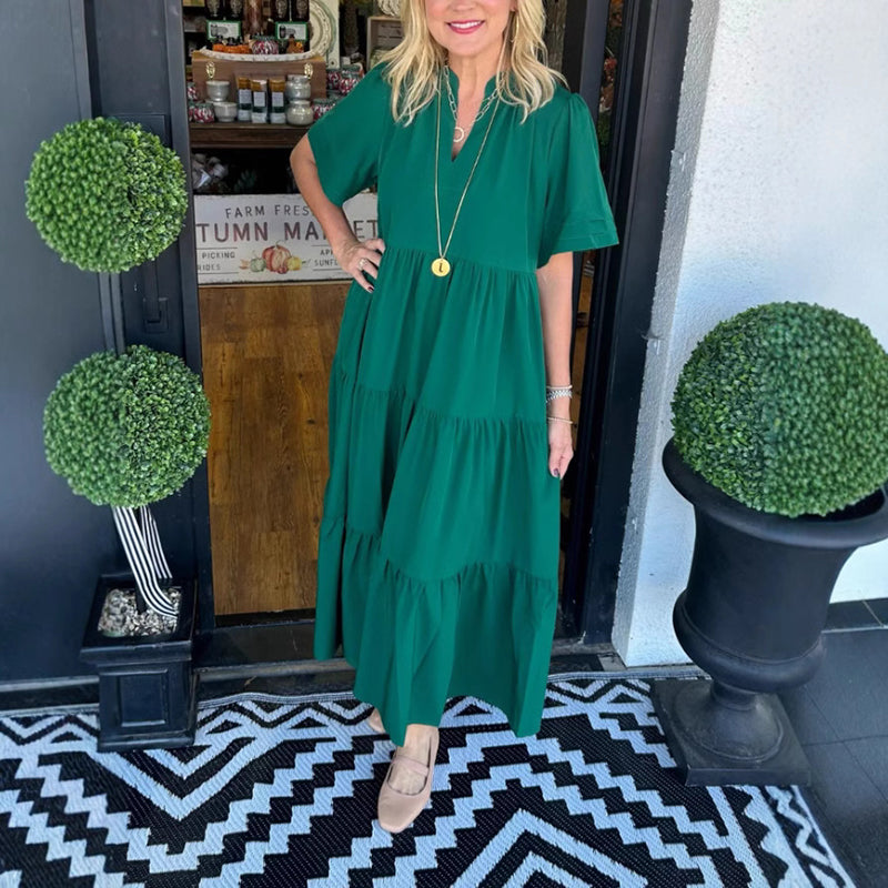 💕Limited Time 55% Off💕Women’s Elegant Tiered Maxi Dress