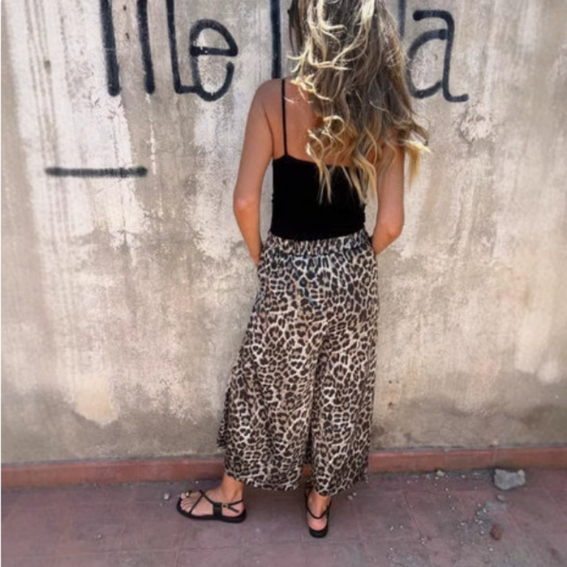 🔥Super Specials-50%OFF🔥Women's Leopard Print Loose Casual Wide Leg Pants