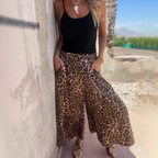 🔥Super Specials-50%OFF🔥Women's Leopard Print Loose Casual Wide Leg Pants