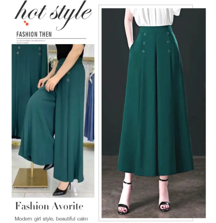 ⏰Limited Stock! Price Drop on Pleated Wide - Leg Pants: Figure - Friendly &