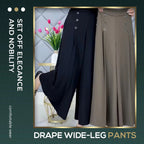 ⏰Limited Stock! Price Drop on Pleated Wide - Leg Pants: Figure - Friendly &