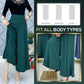 ⏰Limited Stock! Price Drop on Pleated Wide - Leg Pants: Figure - Friendly &