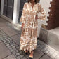 👗🌿 Plus - Size Friendly! Big Price Drop on Bohemian Printed Maxi Dress 🌸