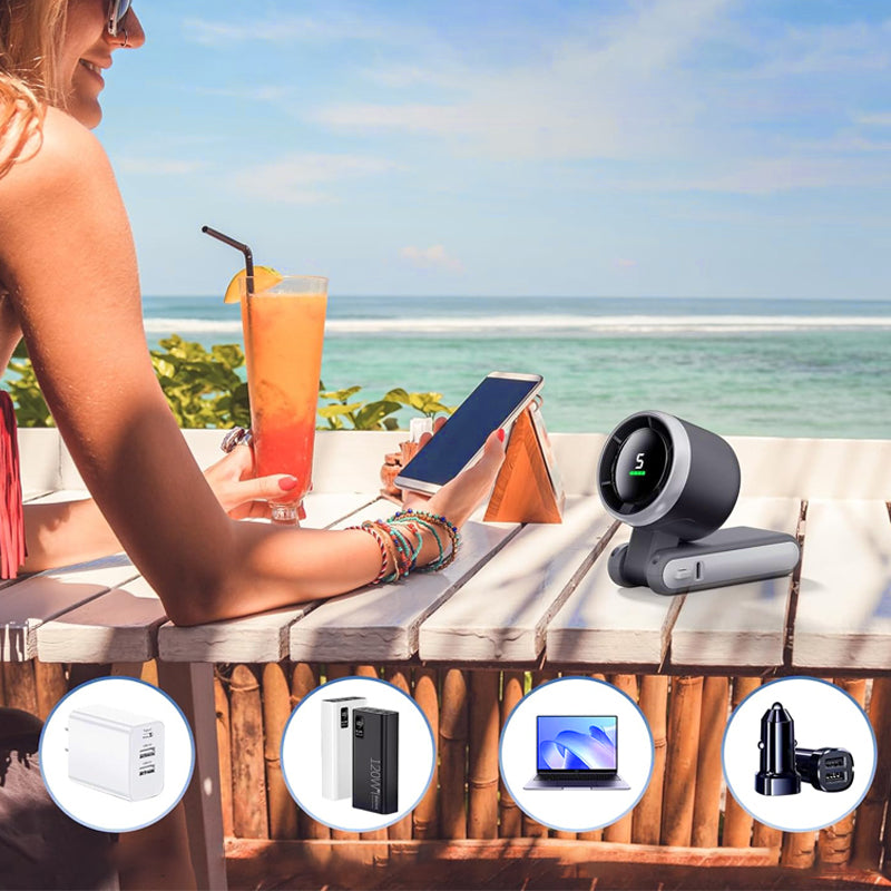 🌬️Portable Turbo Fan | Ultra - Cool Breeze for Summer On - the - Go