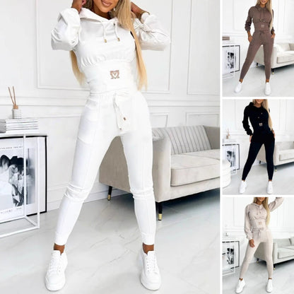 🔥2025 75% OFF! Women's Hooded Tracksuit Set 🎁Buy 2, Ship Free
