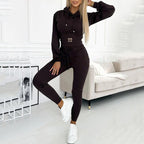 Women's Hooded Tracksuit Set: Effortless Style ✨, Super Comfy for Lounging & Outings 👟