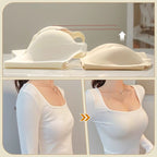 ✨ Baby-grade skin-friendly material seamless non-slip gathering bra ✨