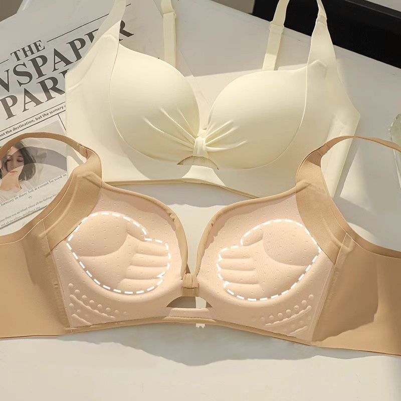 ✨ Baby-grade skin-friendly material seamless non-slip gathering bra ✨