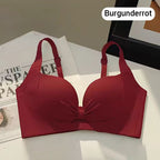 ✨ Baby-grade skin-friendly material seamless non-slip gathering bra ✨