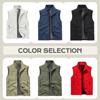⏳ Limited time 50% off! 💥Men's Comfortable Quick-Dry Vest with Pockets（From two pieces, the more you buy, the more you save!）