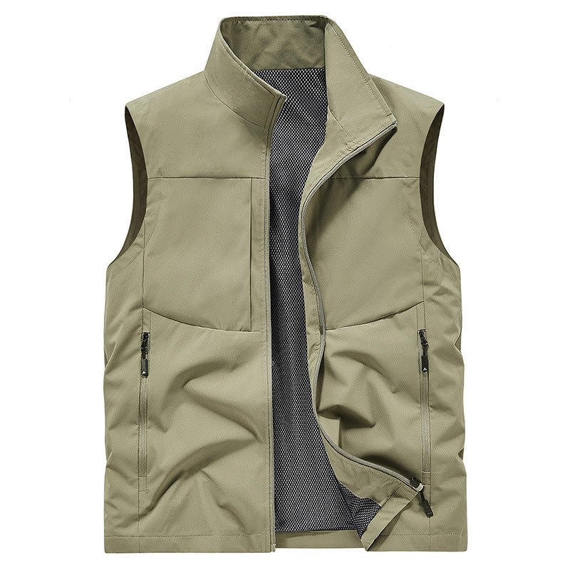 ⏳ Limited time 50% off! 💥Men's Comfortable Quick-Dry Vest with Pockets（From two pieces, the more you buy, the more you save!）