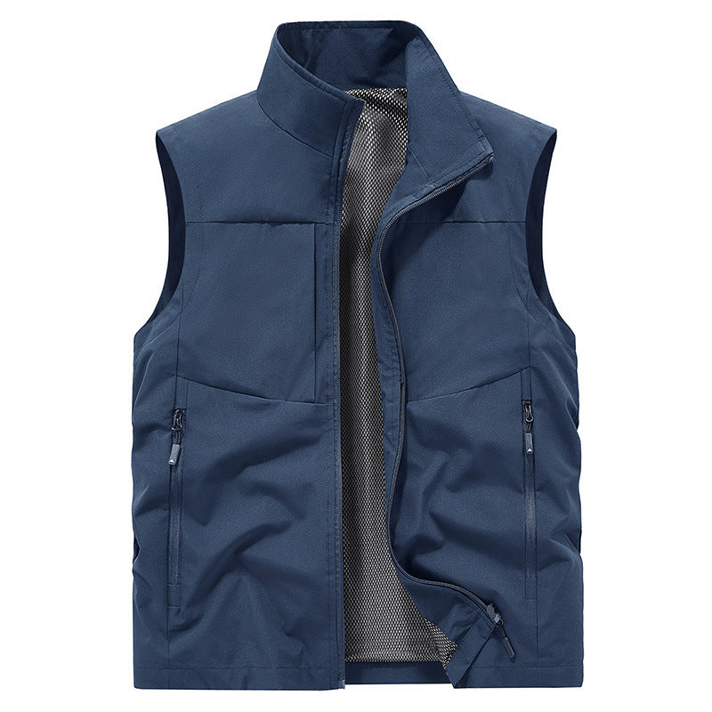 ⏳ Limited time 50% off! 💥Men's Comfortable Quick-Dry Vest with Pockets（From two pieces, the more you buy, the more you save!）