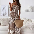 🌺50% OFF！ Sexy off-the-shoulder sleeveless wide-leg jumpsuit 💃