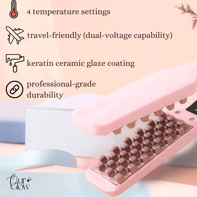 ✨Fluffy Curler Compact💕 Curling Wand