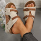 🔥LAST DAY PROMOTION - 50%OFF🔥Cutout Platform Wedge Sandals（The more you buy, the higher the discount）
