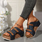 🔥LAST DAY PROMOTION - 50%OFF🔥Cutout Platform Wedge Sandals（The more you buy, the higher the discount）