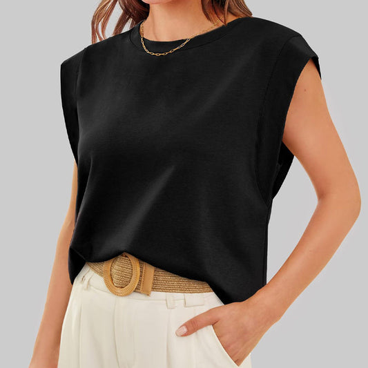 💥 Limited time 7.99! Solid color round neck short sleeves|Stockpiling is more cost-effective, thin and versatile