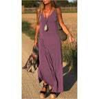 ✨Early Summer New✨Women's V-Neck Maxi Cami Dress