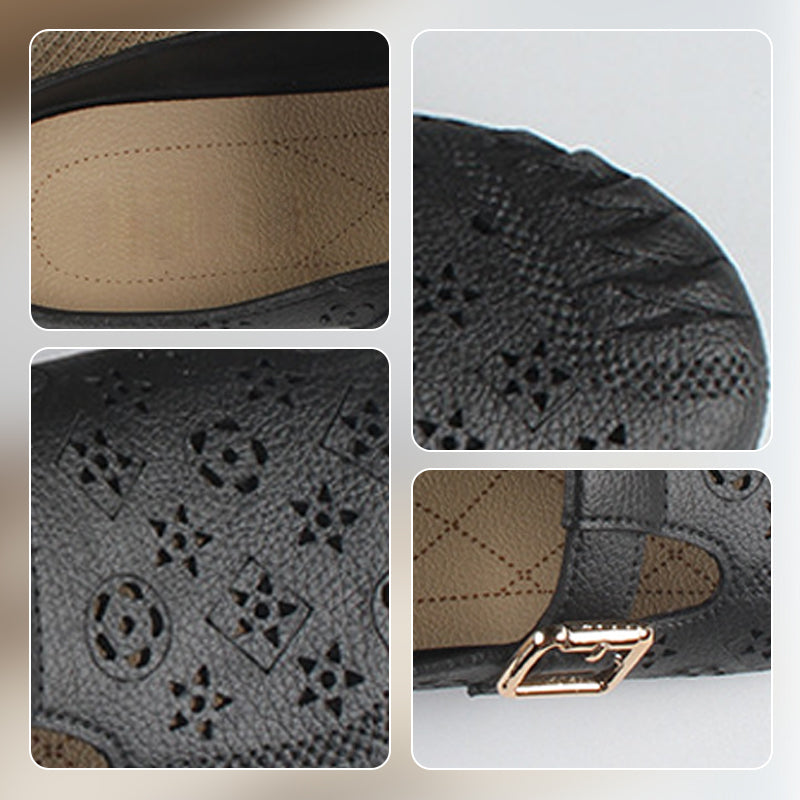 Women’s Round Toe Mules with Low Heel