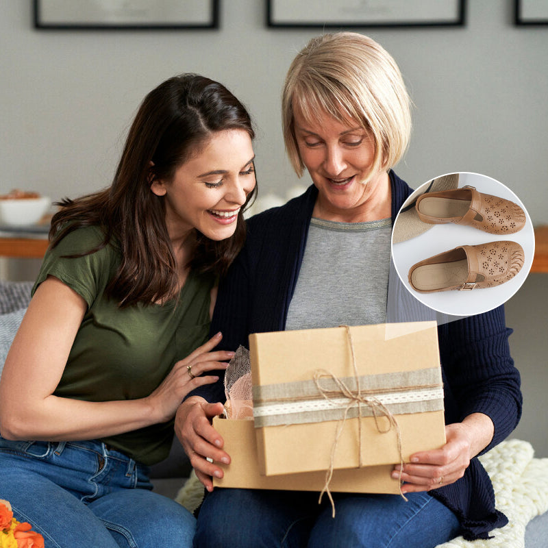 Women’s Round Toe Mules with Low Heel