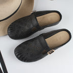 Women’s Round Toe Mules with Low Heel