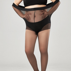 *Limited time benefit price.  Plus Size Thin Rip-Resist High-Waist Tights