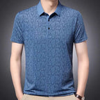 💕 Father's Love! Supima cotton men's short-sleeved shirt, breathable and soft, interprets quality care