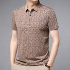 💕 Father's Love! Supima cotton men's short-sleeved shirt, breathable and soft, interprets quality care