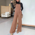 ⛱️ Summer relaxation! Sleeveless wide-leg denim bib 61 ✨% OFF Quick Rush