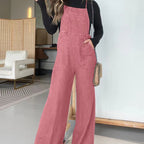 ⛱️ Summer relaxation! Sleeveless wide-leg denim bib 61 ✨% OFF Quick Rush