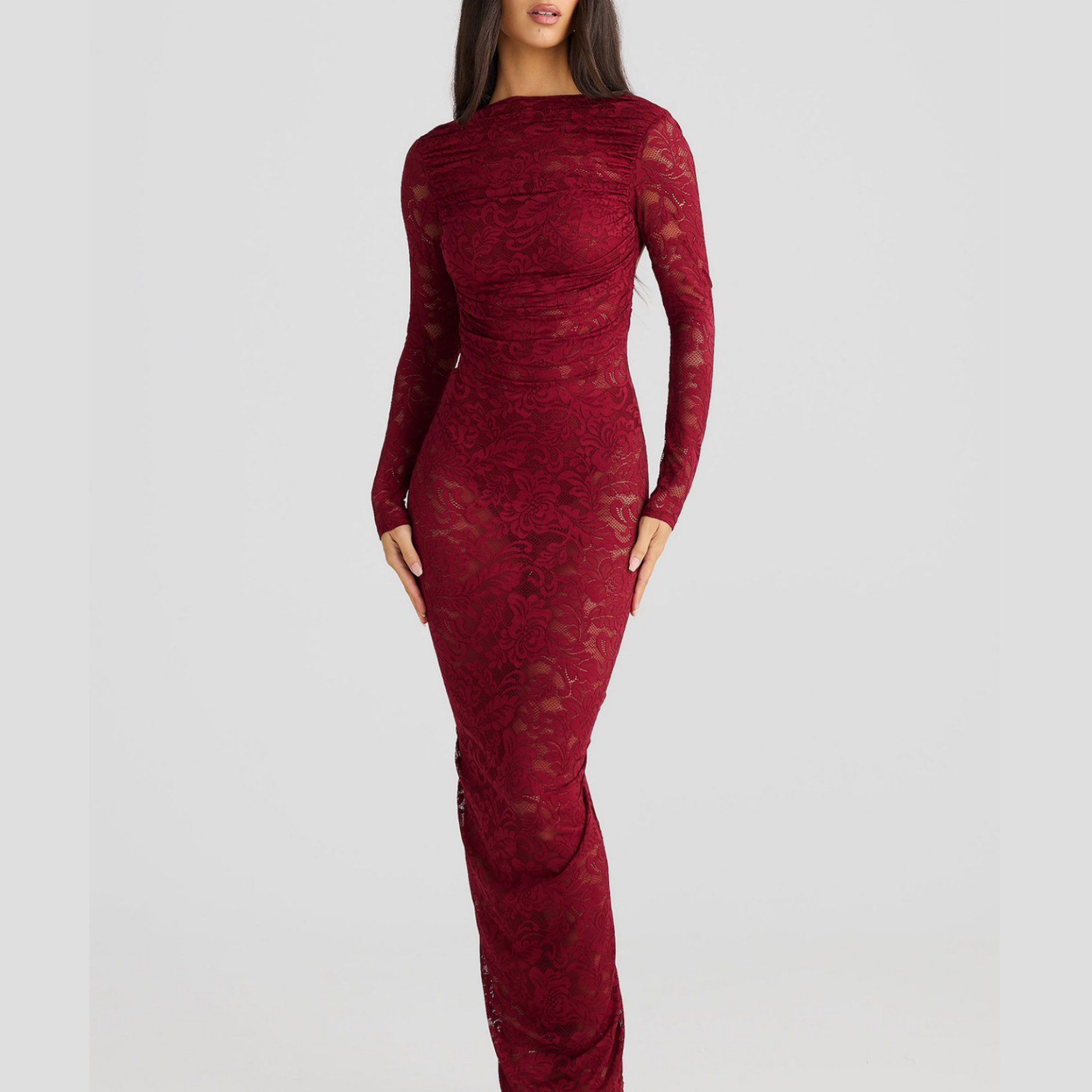 👗🔥Sexy Backless Lace Maxi Dresses