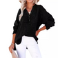 👑 Goddess vibe! A long-sleeved top with a mesh button collar, exuding gentle charm 💖